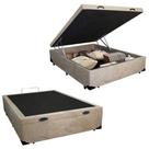 Cama Box Baú Viúva SerenePrime Suede Bege 128x188x44 Cama Box Baú Viúva SerenePrime Suede Bege 128x188x44