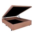 Cama Box Baú Viúvo 120x203x34 cm Suede Bege