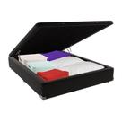 Cama Box Baú Viúvo 128x188 Preto Cama Box Baú Viúvo 128x188 Preto