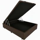 Cama Box Baú Viúvo Blindado com Pistão a Gás 188x128x42 Cama Box Baú Viúvo Blindado com Pistão a Gás 188x128x42