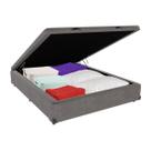 Cama Box Baú Viúvo Bravus Cinza 128x188x44