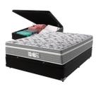 Cama Box Baú Viúvo Preto + Colchão Evolution Molas Ensacadas Probel