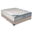 Cama Box Bege e Colchão Freedom Molas Ensacadas Casal Ortobom Cama Box Bege e Colchão Freedom Molas Ensacadas Casal Ortobom