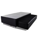 Cama Box Bicama Auxiliar Solteiro Sintético Espuma 8cm 40x88x188 Preto