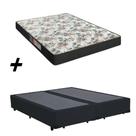 Cama Box Bipartido Casal + Colchão Portobel Veneza D33 57x138x188 Cama Box Bipartido Casal + Colchão Portobel Veneza D33 57x138x188