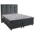 Cama Box Bipartido Casal e Colchão D33 Iso100 Ortobom com Cabeceira