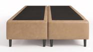 Cama Box Bipartido King Sintetico Bege 193x203x35 - Blindado