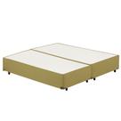 Cama Box Bipartido QUEEN SIZE Corano Bege Universal - 158x198