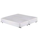 Cama Box Bipartido QUEEN SIZE Corano Branco Universal - 158x198