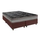 Cama + Box Blindado e Colchão D28 Casal