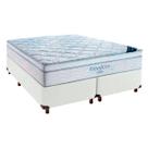 Cama Box Branco + Colchão Queen Freedom Ortobom Cama Box Branco + Colchão Queen Freedom Ortobom