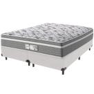 Cama Box Branco e Colchão Evolution Molas Ensacadas Queen Probel
