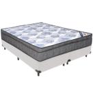 Cama Box Branco e Colchão ISO Superpocket Molas Ensacadas Queen Ortobom Cama Box Branco e Colchão ISO Superpocket Molas Ensacadas Queen Ortobom