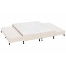 Cama Box c/2 Auxiliares Casal Poli Clean Castor 138x188x27