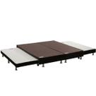 Cama Box c/2 Auxiliares Queen Corano Black Ortobom 176x188 Cama Box c/2 Auxiliares Queen Corano Black Ortobom 176x188