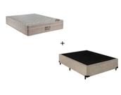 Cama Box Casal 138 Suede Bege com Colchão Ortobom Airtech Spring Pocket D26 Bege 70x138x188 Cama Box Casal 138 Suede Bege com Colchão Ortobom Airtech Spring Pocket D26 Bege 70x138x188