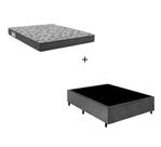 Cama Box Casal 138 Suede Cinza com Colchão De Espuma - D33 Ortobom ISO 100 52x138x188 Cama Box Casal 138 Suede Cinza com Colchão De Espuma - D33 Ortobom ISO 100 52x138x188
