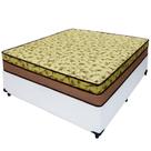 Cama Box Casal 138 Tecido Sintético Branco Com Colchão Espuma D33 Tokio Bege - Bello Box - 65x138x188