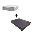 Cama Box Casal 138 Tecido Sintético Marrom Com Colchão Nazar Molas Ensacadas com Pillow Top - Bello Box - Conforto (Espuma da Nasa) Viscoeslástico D33 Cinza Cama Box Casal 138 Tecido Sintético Marrom Com Colchão Nazar Molas Ensacadas com Pillow Top - Bello Box - Conforto (Espuma da Nasa) Viscoeslástico D33 Cinza