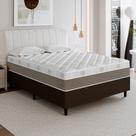 Cama Box Casal 138cm Molas Ensacadas Genebra Plus Umaflex Base 2Cen