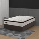 Cama Box Casal 138cm Pillow Top Molas Ensacadas Majestic Umaflex Base 2 CEN