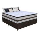 Cama Box Casal 1,38m Colchão Molas Ensacadas 30cm Love Story 138x188x68cm única