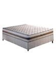 Cama Box casal base+colchão texture speede prata Paropas