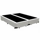 Cama Box Casal Bipartida 138x188cm Branco Base Reforçada Cama Box Casal Bipartida 138x188cm Branco Base Reforçada