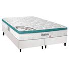 Cama Box Casal Bipartida com Colchão Herval Meditare Molas Ensacadas 138x188x69cm MS