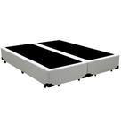 Cama Box Casal Bipartido Extremo Reforçado HomeQueen Sintético Branco 40x138x188 Cama Box Casal Bipartido Extremo Reforçado HomeQueen Sintético Branco 40x138x188