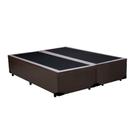 Cama Box Casal Bipartido Extremo Reforçado HomeQueen Sintético Marrom 40x138x188 Cama Box Casal Bipartido Extremo Reforçado HomeQueen Sintético Marrom 40x138x188