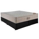 Cama Box Casal Bipartido Sintético + Colchão Ortobom Airtech Molas Ensacadas 65x138x188 Preto Cama Box Casal Bipartido Sintético + Colchão Ortobom Airtech Molas Ensacadas 65x138x188 Preto