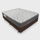 Cama Box Casal Blindada + Colchão De Espuma D33 - Ortobom - iso 100 138cm - Marrom