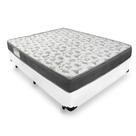 Cama Box Casal Blindada + Colchão De Espuma D33 - Ortobom - Iso 100 138x188x53cm Branco