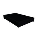 Cama Box Casal Blindado Extremo Reforçado Ortopédico Suede Preto Homequeen Cama Box Casal Blindado Extremo Reforçado Ortopédico Suede Preto Homequeen