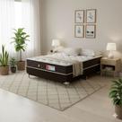 Cama Box Casal Castor Sleep Max D45 138x188x52 + Box Castor