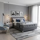 Cama Box Casal Castor Super Luxo Latex Grand Plush One Face 138x188x57 + Box Castor Cama Box Casal Castor Super Luxo Latex Grand Plush One Face 138x188x57 + Box Castor