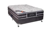 Cama Box Casal Castor Super Luxo Latex Slx One Face 138x188x57 + Box Castor