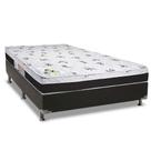 Cama Box Casal: Colchão Anatômico Luckspuma D33/AG65 Aspen 50 + Base CRC Suede Black(138x188) Cama Box Casal: Colchão Anatômico Luckspuma D33/AG65 Aspen 50 + Base CRC Suede Black(138x188)