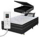 Cama Box Casal Colchão c/ Massageador Espuma D33 Função ortopédica 138x188cm
