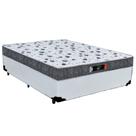Cama Box Casal + Colchão Casal Ortopédico Resistente Pró D28 Prime Colchões 48x138x188 Branco Cama Box Casal + Colchão Casal Ortopédico Resistente Pró D28 Prime Colchões 48x138x188 Branco