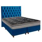 Cama Box Casal + Colchão Conforto Paropas + Cabeceira