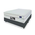 Cama Box Casal + Colchão Dabe Voulait CASAL ANTIGO - Espuma Viscoelastica - 128x188