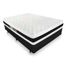 Cama Box Casal + Colchão De Espuma D45 - Castor - Black White Double Face - 138x188x62cm Cama Box Casal + Colchão De Espuma D45 - Castor - Black White Double Face - 138x188x62cm
