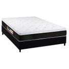 Cama Box Casal: Colchão Espuma D45 Castor Black e White AIR + Base CRC Suede Black(138x188) Cama Box Casal: Colchão Espuma D45 Castor Black e White AIR + Base CRC Suede Black(138x188)