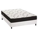 Cama Box Casal: Colchão Espuma D45 Ortobom Light Saúde + Base CRC Courano White(138x188) Cama Box Casal: Colchão Espuma D45 Ortobom Light Saúde + Base CRC Courano White(138x188)
