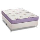 Cama Box Casal: Colchão Espuma Ortobom Physical Super Resistente + Base CRC Courano White(138x188)