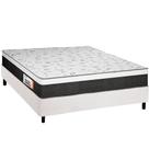 Cama Box Casal: Colchão Espuma Plumatex D28/EP Anatômico Falcon Ultra Firme + Base CRC Courano White(138x188) Cama Box Casal: Colchão Espuma Plumatex D28/EP Anatômico Falcon Ultra Firme + Base CRC Courano White(138x188)