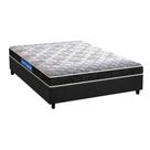 Cama Box Casal: Colchão Espuma Probel Guarda Costas Super Resistente + Base CRC Suede Gray(138x188) Cama Box Casal: Colchão Espuma Probel Guarda Costas Super Resistente + Base CRC Suede Gray(138x188)