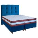 Cama Box Casal + Colchão Legaccy Paropas + Cabeceira
